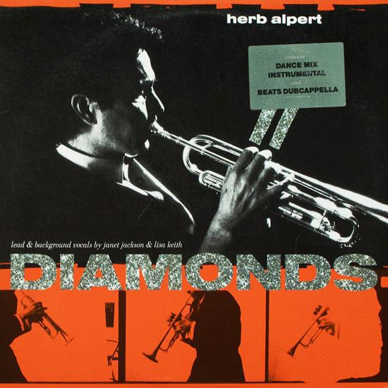 

12inch Record HERB ALPERT - Diamonds (Dance Mix)(Instrumental)( SP12231 A&M 1987 US Jazz Used