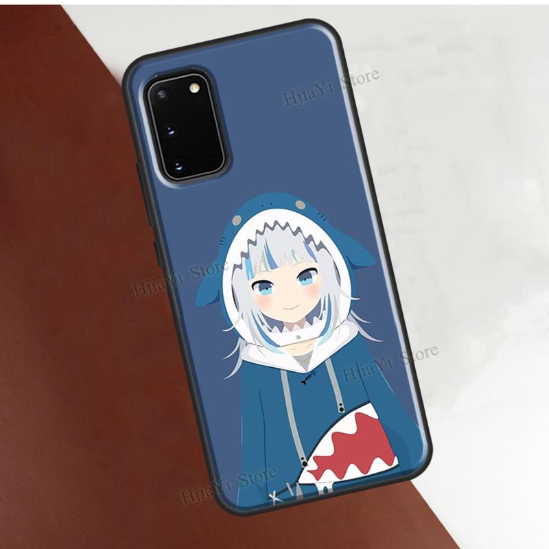 Gawr Gura Hololive Anime Handyhülle Für Samsung Galaxy S21 S22 Note 20 Ultra S8 S9 S10 Note 10 Plus S20 FE Hülle