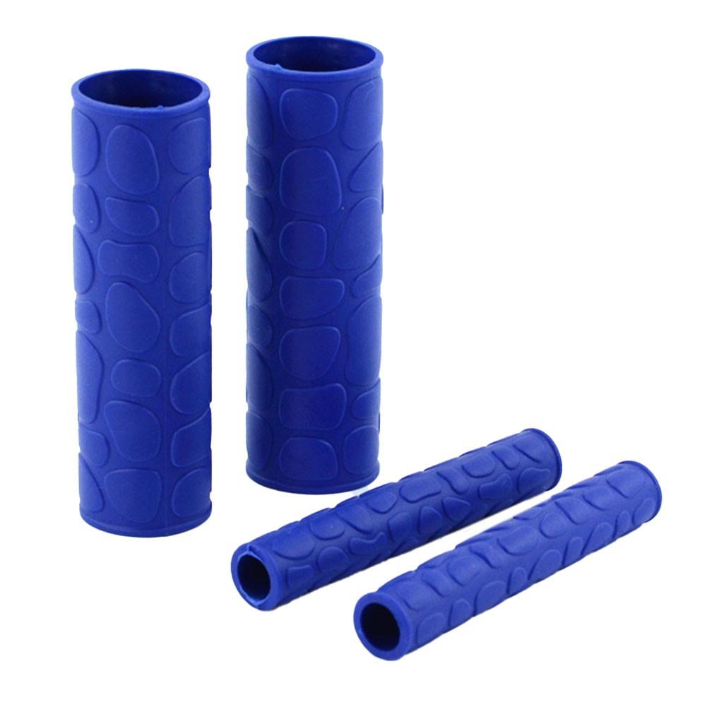 

Мягкие резиновые мотоциклетные ручки, чехлы на руль, набор из 4 штук для легкой установки Blue