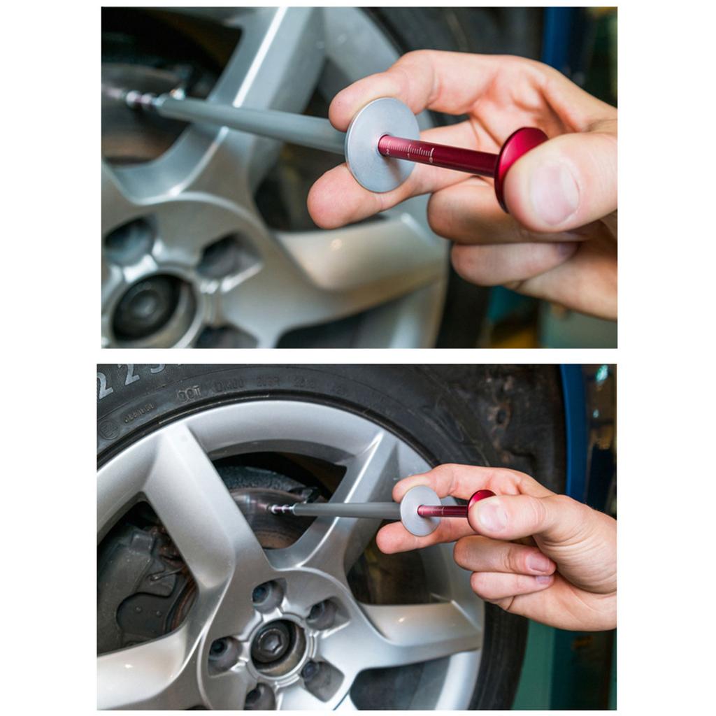Nondismantle Brake Disc Thickness Gauges Ruler Suitable for Quick and Accurate Measurement in Car Repair and Maintenance