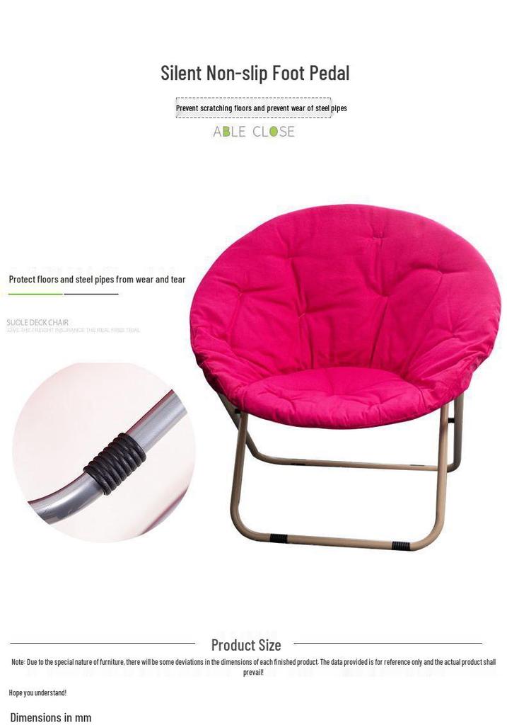 Large Folding Moon Chair Sofa for Adults