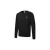 STUDIO AOP Sweatshirts Men's Black Crew Neck Moderate Regular (Unisex) Sweatshirts 590321 01