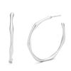 enuff (silver 925) Bone-shape circle earring