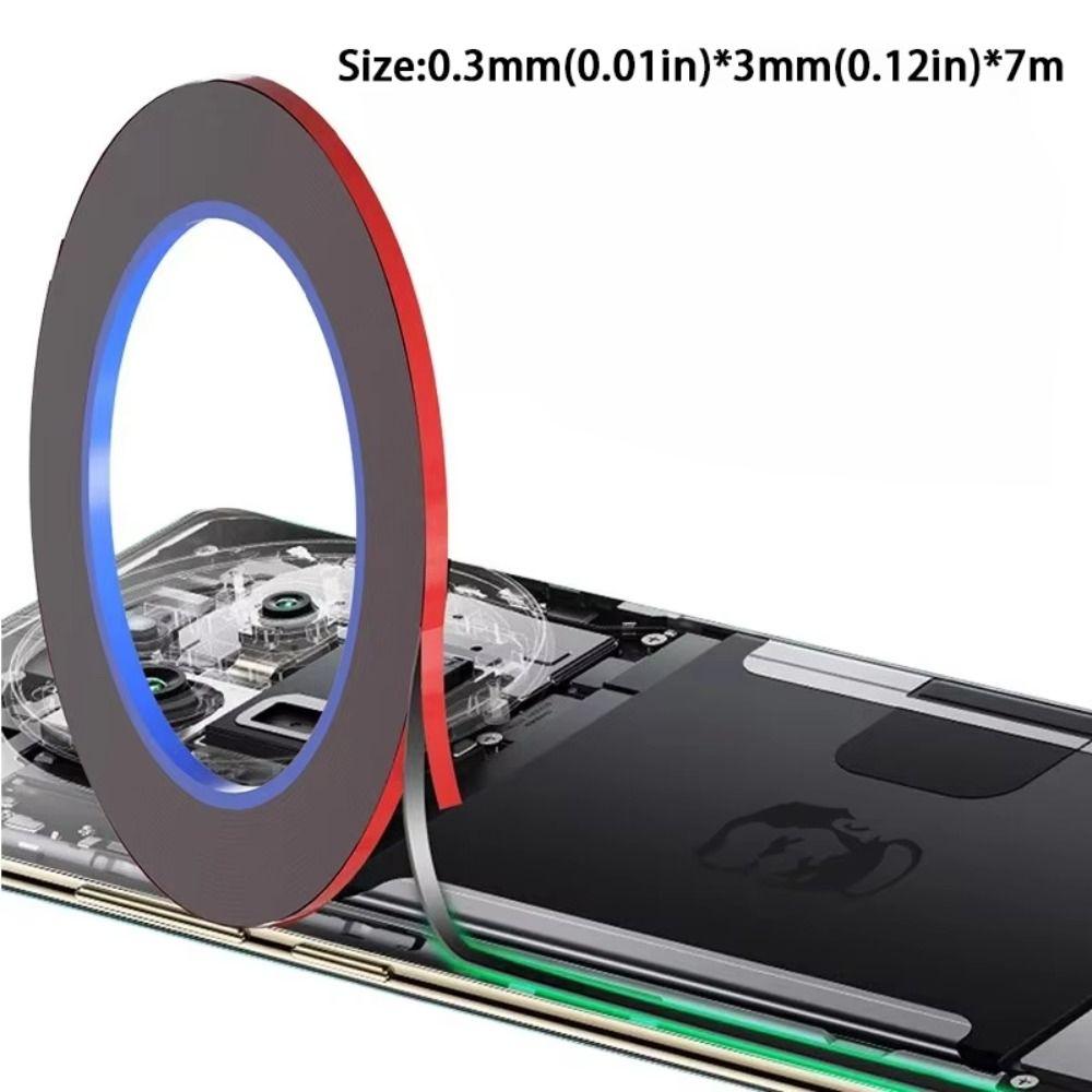 2 Rolls 3mm Double-sided Tape Cell Phone Repair Tape for CellPhone Tablet LCD Screen Back Cover