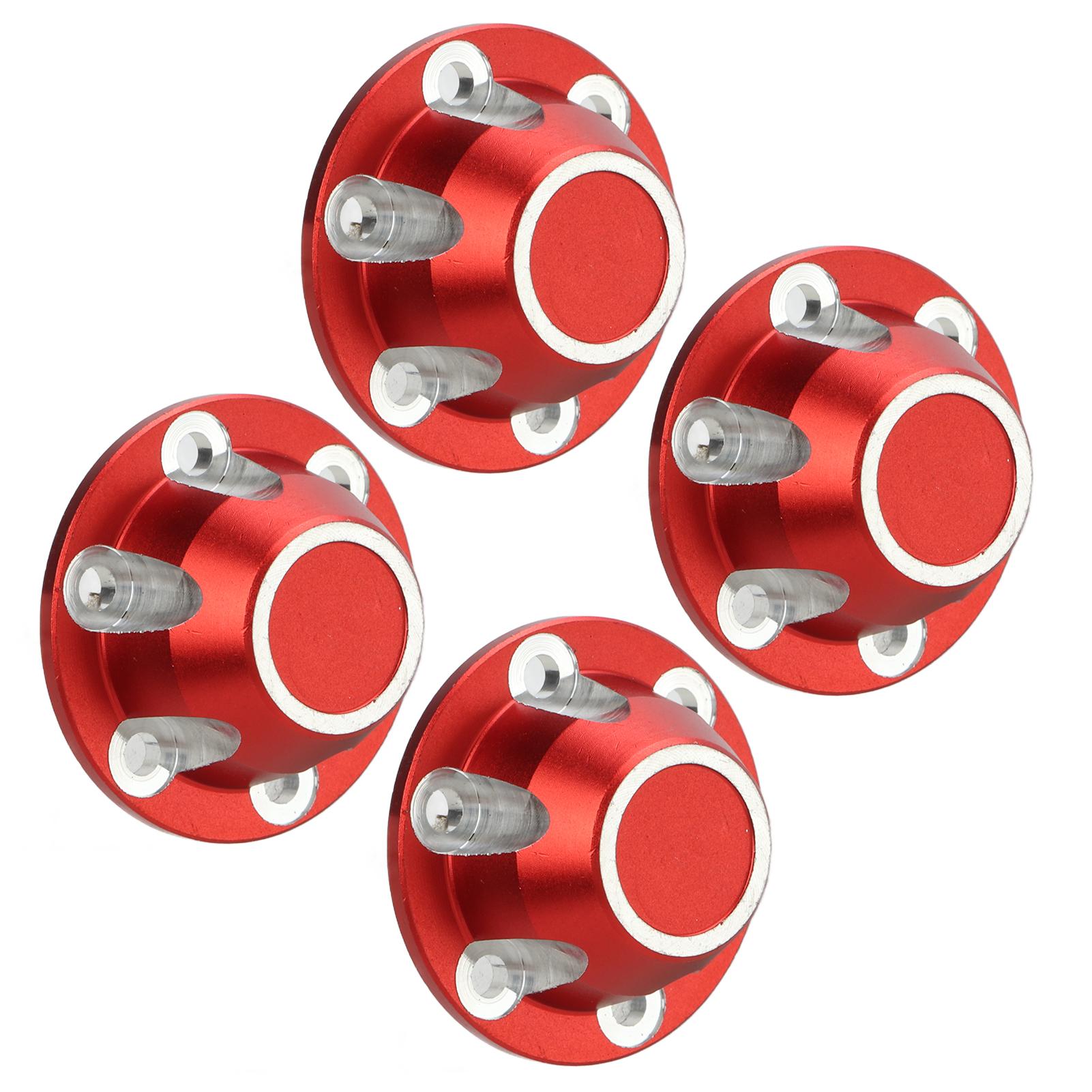 

4 шт. Ковпачки фіксації шин для радіокерованої машини AXIAL 1 6 SCX6 JLU, аксесуари для апгрейду, червоні червоний