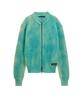 Mmgl Dyeing Zip-Up Cardigan (Aqua Mint)