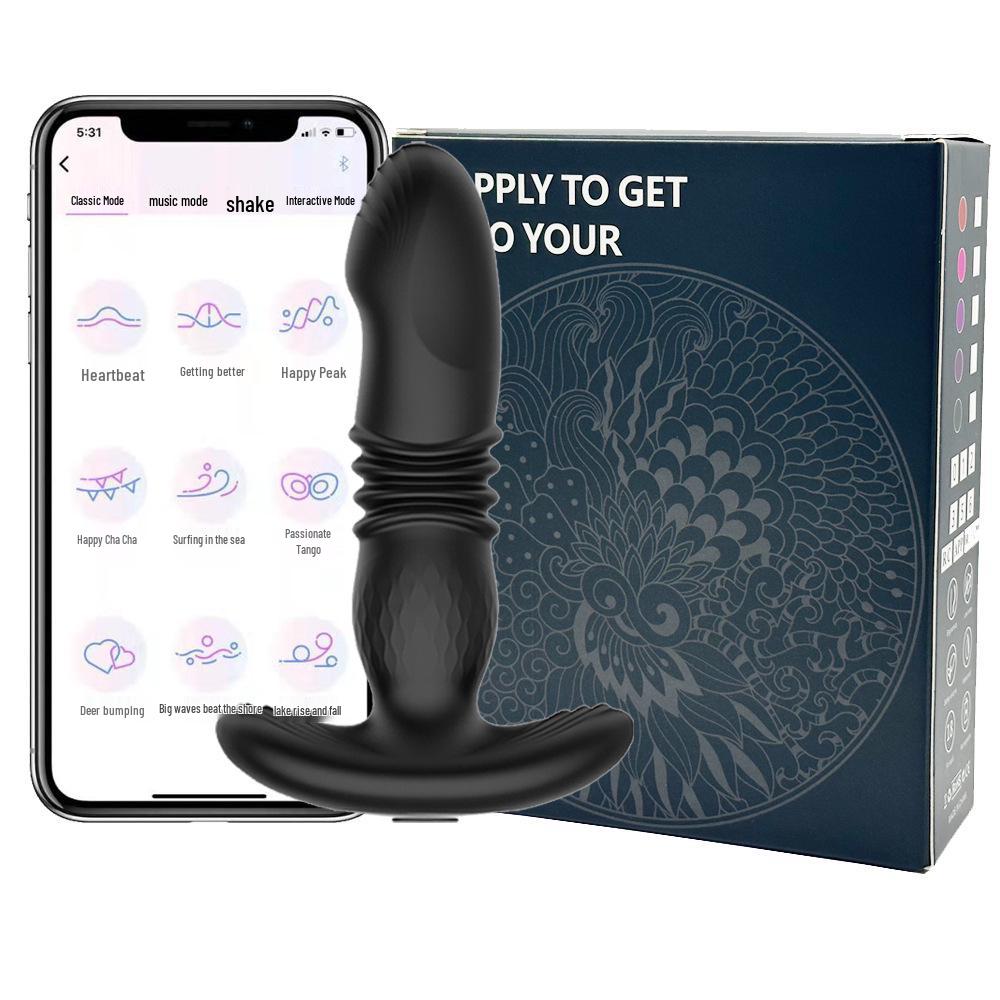 2nd Gen Electric Remote Prostate Massager for Men - Vibrating Anal Plug Adult Toy