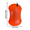 Inflatable Open Swimming Buoy Tow Float Dry Bag Double Air Bag With Waist Belt For Swimming Water Sport Storage Safety Bag