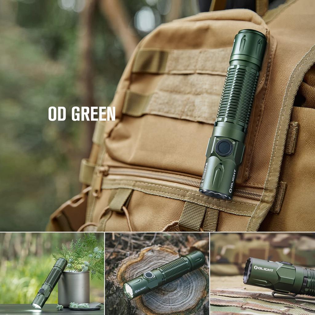 OLIGHT WARRIOR 3S 2300 Powerful LED Tactical Work Light for Outdoor PSE IPX8 High Shockproof Flashlight, Lumens, Flashlight, Use, Certified,