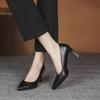 Mode High Heels 2025 neu schwarz professionelle Arbeitsschuhe Flugbegleiterin formelle Kleidung Etikette High Heels Damenschuhe