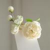 Vintage Seidenpfingstrosen Haarspange, Elegantes Hanfu Kopfschmuck-Accessoire