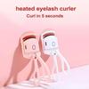 Electric Eyelash Curler USB Rechargeable Quick Heat Portable Fast Forming Long Enduring Curl for Eyes