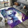 27 Stil Einhorn Cartoon Traum Mädchen Teppich Teppich für Wohnzimmer Schlafzimmer Zuhause Sofa Dekoration, Kinderbereich Teppich Rutschfeste Bodenmatte Geschenk