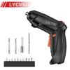 14pcs Electric Screwdriver Set USB Rechargeable Mini Electric Drill Tool Set Portable Cordless Screwdriver Home Repair Multitool Kit