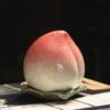 Persimmon Tea Scented Ceramic Candy Jar and Candle Holder
