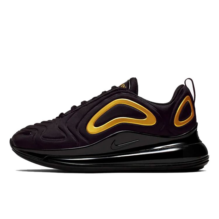 

Nike Air Max 720 GS Черные золотисто-металлические кроссовки AQ3196-014
