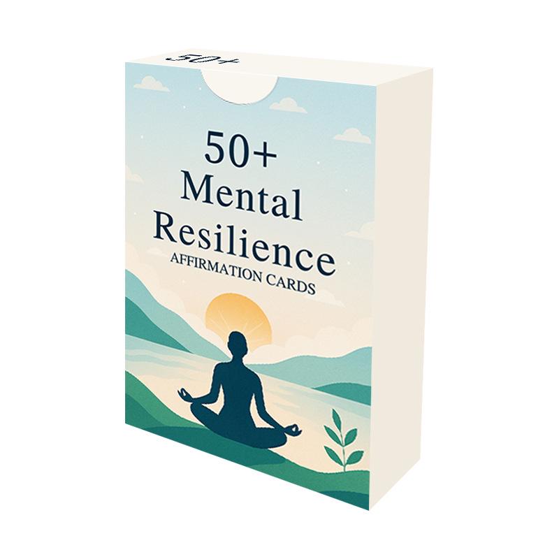 50 Positive Affirmation Cards for Mental Resilience