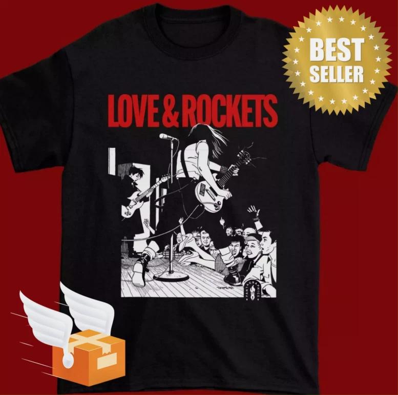Love and Rockets Band T-Shirt Short Sleeve Cotton M