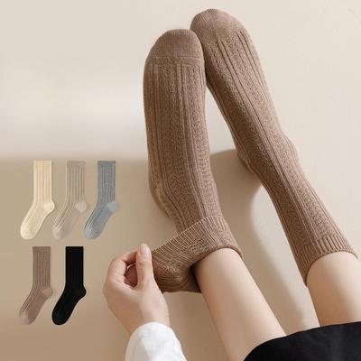 Damen Herbst und Winter Warme Verdickung und Wolle Fleece Ihr Stapel Stapel von Socken