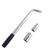 Retractable Car Tire Repair Kit with 17, 19, 21, 23 mm Wrench and Socket Tools