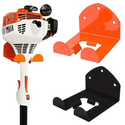 Garten-Elektrowerkzeug Wandhaken Schwerlast Metall Schuppen Garagenwandmontage Gartentrimmer Besen Schaufeln Rasenmäher Lagerregal Organizer Halter