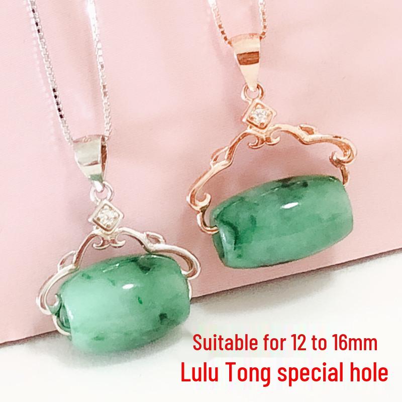 Lulutong 925 Silver Horizontal Buckle for Beads and Pearls