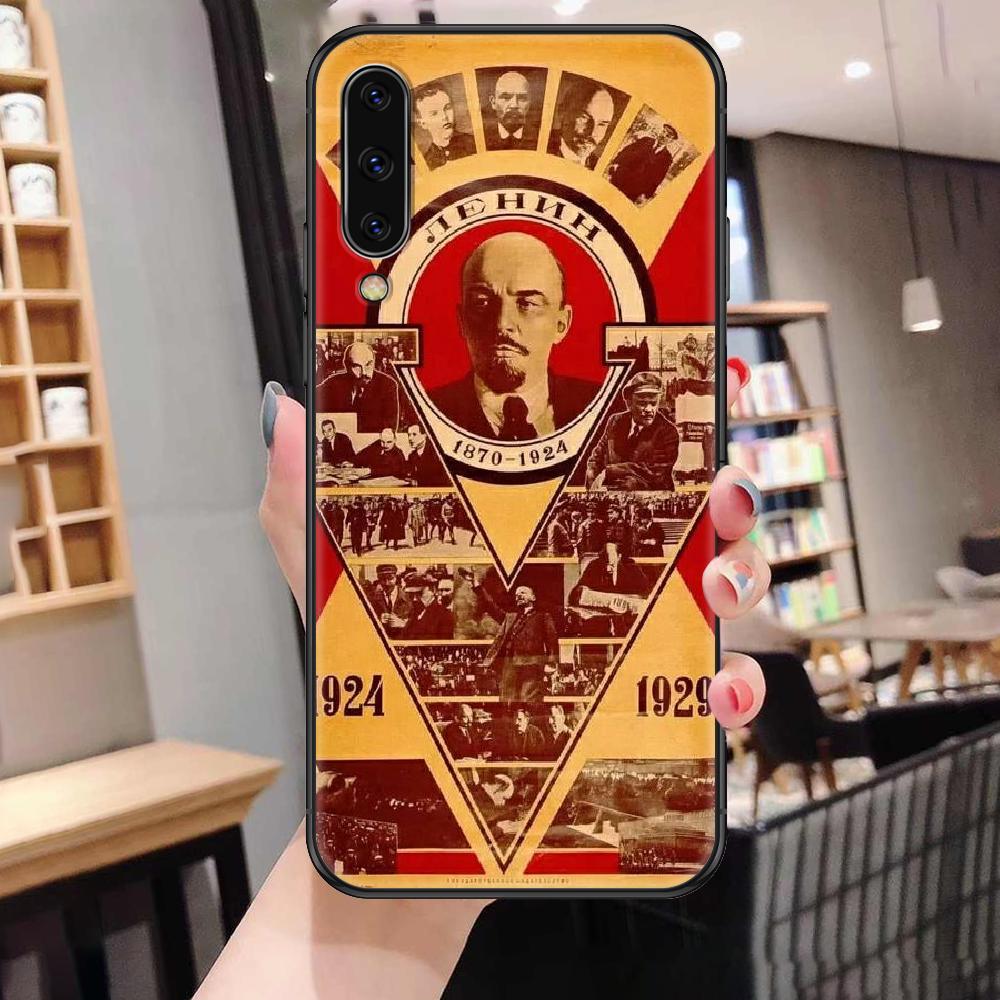 Soviet Union USSR Flag Phone Case For Samsung Galaxy A 3 5 7 8 10 20 21 30 40 50 51 70 71 E S 2016 2018 4G Black Tpu Waterproof