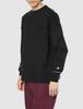 Champion Casual Long Sleeve Shirt with Script Loose Pocket Size M Men's Logo, Fit, T-Shirt, Black, (C3-V403)