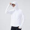 Übergröße Herren Anti-UV-Sonnenschutzjacke mit Kapuze Freizeitjacke Winddichte Outdoor-Angeljacke