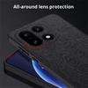 For OnePlus 15 5G Case Wood Texture PU Leather Coated PC TPU Phone Cover