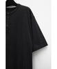 YOUTH Henley Neck H/S T-Shirt - Black