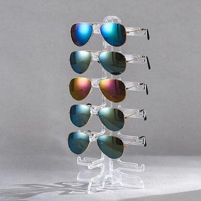 Plastic Sunglasses Show Rack Holders Glasses Shelf Eyeglasses Display Stand Storage Holder Home Organizer Space Saving Shelf