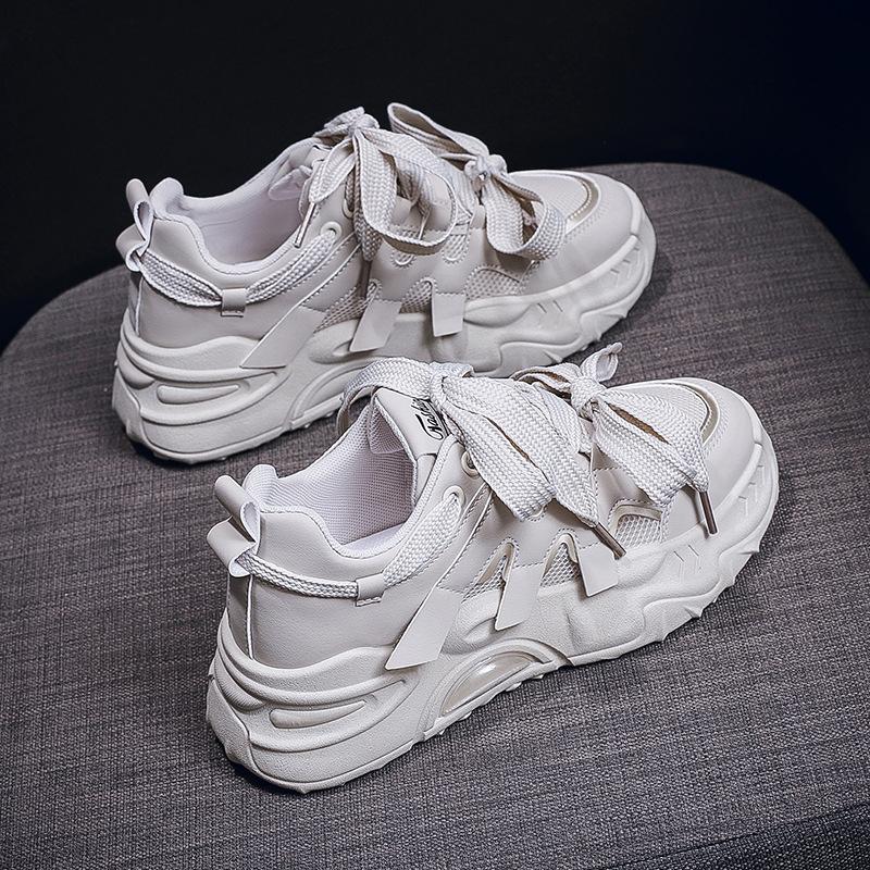 Ins Tide Korean Version of the New Dad Shoes for Women 2024 Autumn Student Sports Running Casual Platform Shoes FB6602