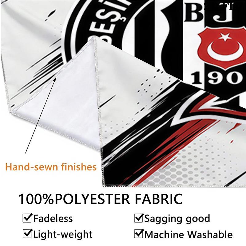 Custom Name Besiktas Printed Tapestry – Wall Hanging for Bedrooms, Dorms, and Home Decor