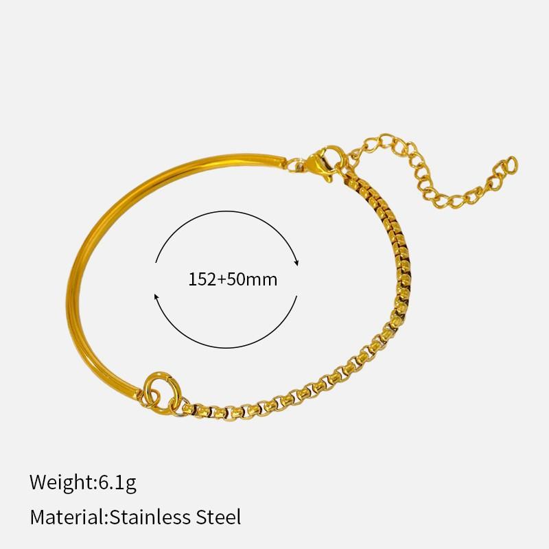 Titanstahlarmband Minimalistischer Modeschmuck Für Frauen Elegante Und Luxuriöse Accessoires