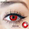 Eyeshare Lentes de contacto de colores para ojos, 1 par, lentes de colores para Cosplay de Anime, lentes de contacto rojos locos para Halloween, maquillaje de belleza