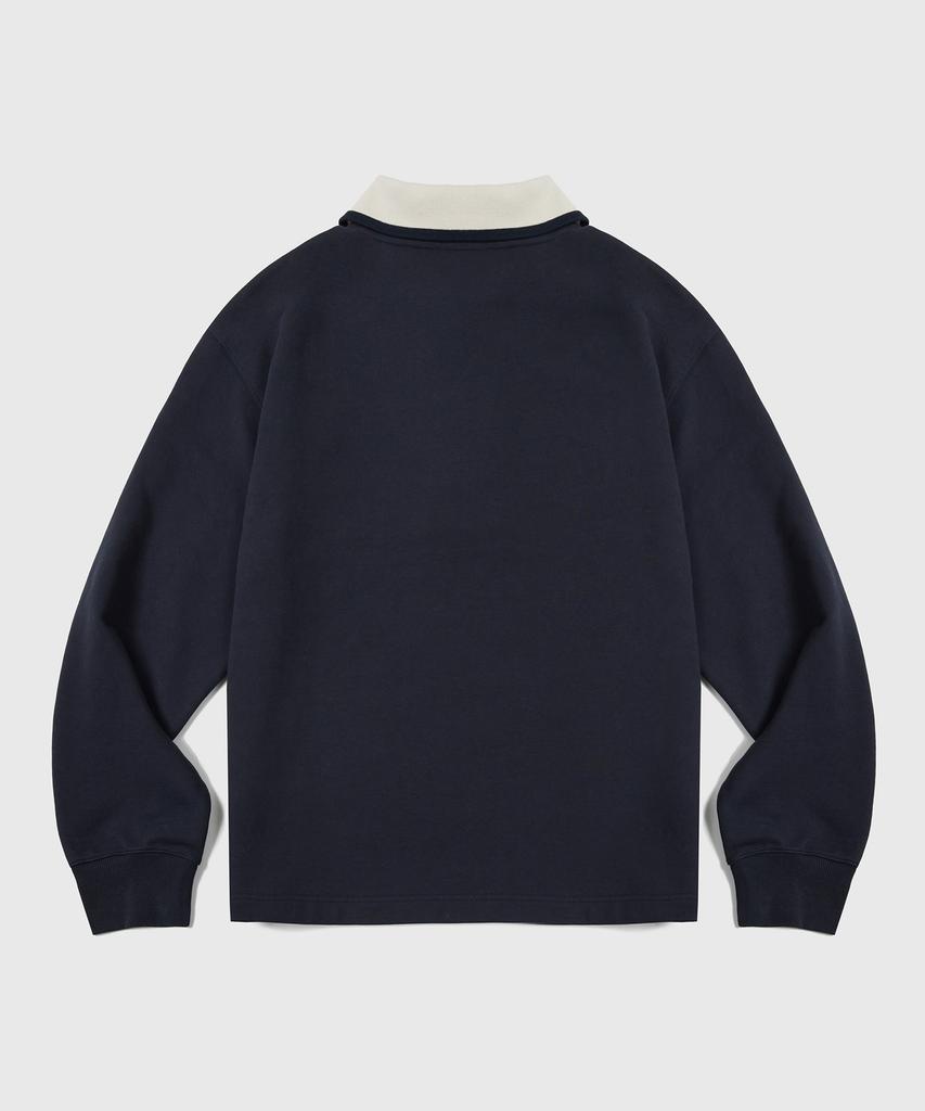 Kimwear Rugby Collared Sweatshirt_Navy