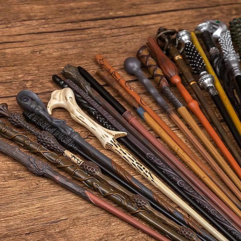 24 Kinds Cosplay Show Metal Core Magic Wand Children Decoration Toy Accessories For Kids Bacchetta Di Plastic Magic Stick