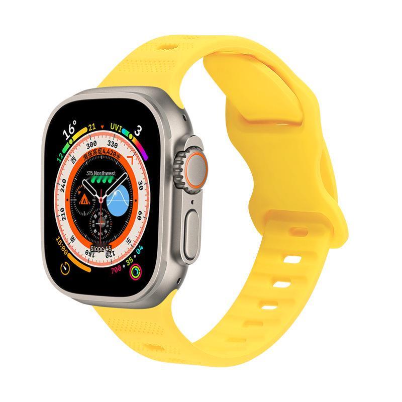 King Kong Butterfly Buckle Silicone Sport Watch Band for iWatch