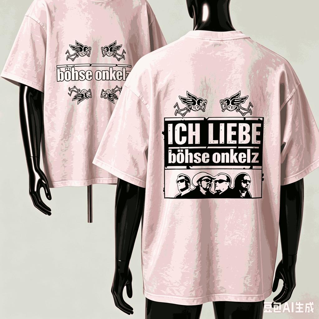 Bhse Onkelz Für Fan Geschenk T-Shirt Unisex Unisex Harajuku Oversized Unisex Kurzarm Streetwear Hohe Qualität Paare Klassisch Weich