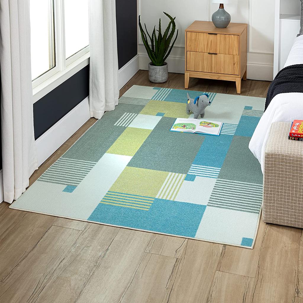 Moderner Geometrischer Teppich für Wohnzimmer Luxuriöse Heimdekorationen Sofatisch Große Flächenteppiche Schlafzimmer Bettseite Fußmatte Tapis Salons