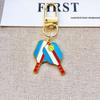 Pickleball Bag Tag Keyring Hot Selling English Pickball Pendant For Party Hoilday Handbag Birthday Gift Car Keychain Accessories