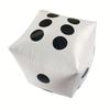 30cm Giant Inflatable Dice Lightweight Pool Party Games Outdoor Activities Fun Summer Beach Water Play Durable Cube JXB