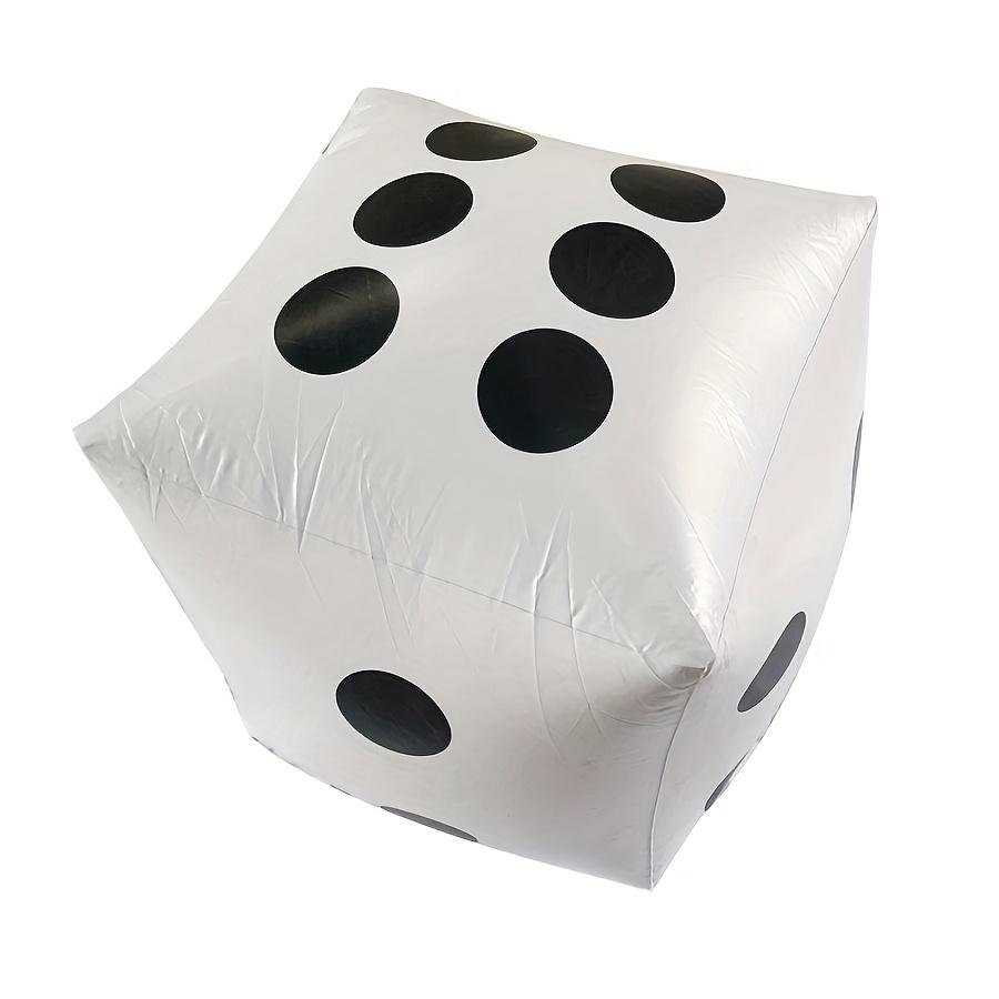 30cm Giant Inflatable Dice Lightweight Pool Party Games Outdoor Activities Fun Summer Beach Water Play Durable Cube JXB
