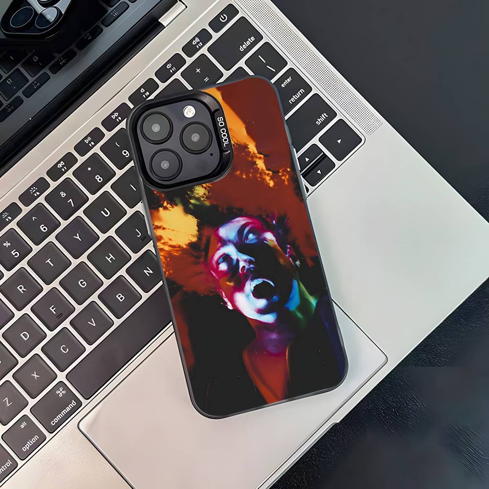 

Band A-Alice in Chains Phone Case For iPhone 17,16,15,14,13,12,11,Pro,XS,Max,Plus,Mini,SE4,E Black Matte Shockproof Cover iPhone11