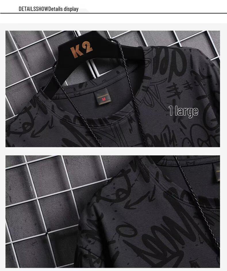 Herr sommarislinga andningsbara trendiga kortärmade t-shirts