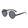 Steampunk Vintage Round Metal Sunglasses Men and Women Hip Hop Stylish Fashion Shades Glamour Trend Designer Shades UV400