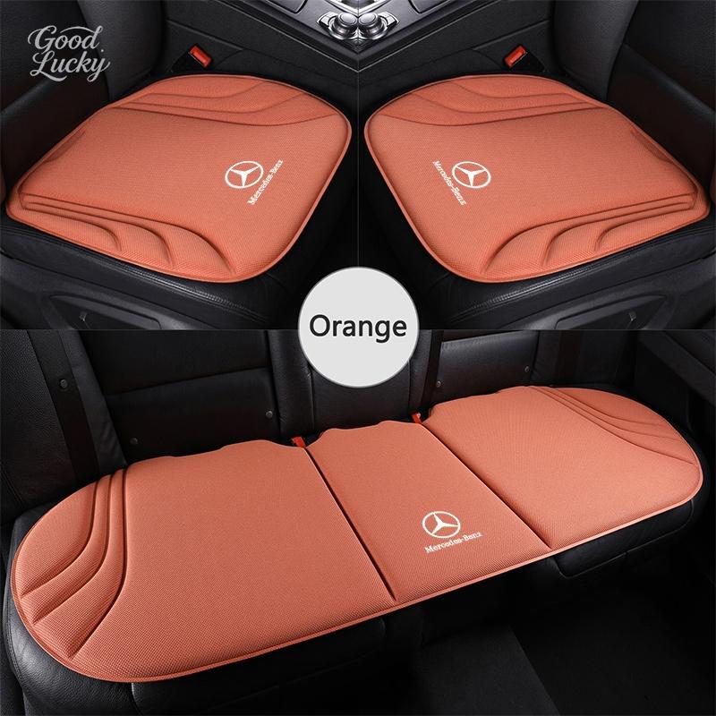 CRF1 Car Seat Cushion Breathable Anti-Slip Protective Pads For Mercedes Benz LOGO Amg A C GLC GLA GLE W205 W212 W213 X253 X156 W166