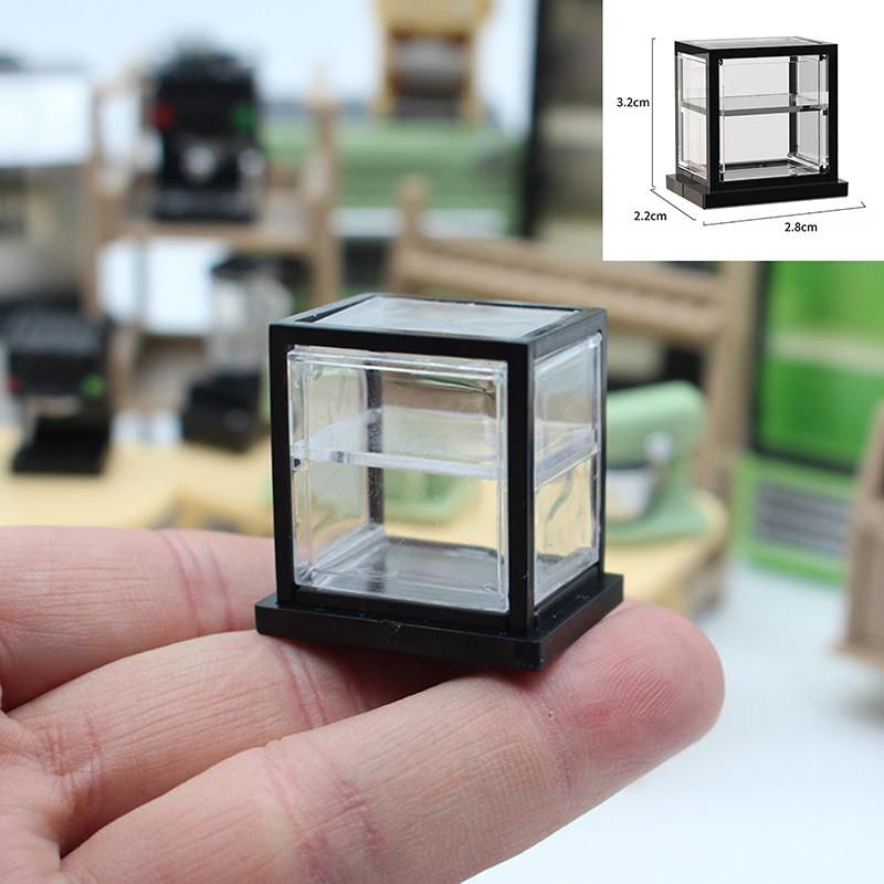 1:12 Dollhouse Miniature Grid Space Mini Juicer Kitchen Supplies Miniature Scene Model Decor Toy Doll House Accessories