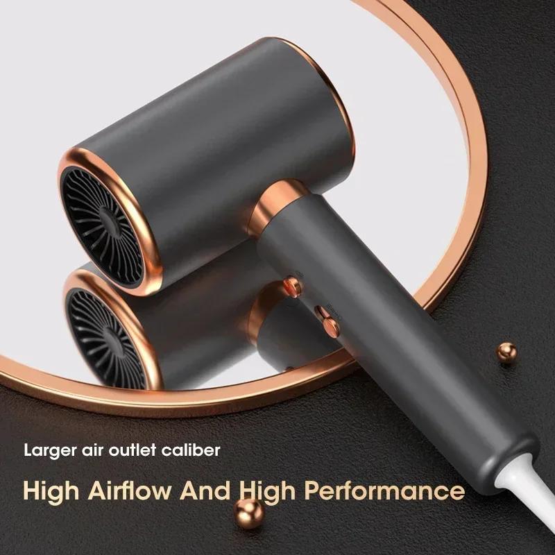 2000W Professional Hair Dryer, Negative Lonic Blow Dryer, Low Noise Electric Hair Salon Tool, 3 speeds Hot Cold Wind Hair Care